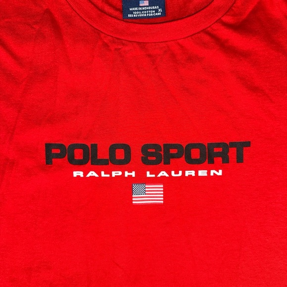 Polo by Ralph Lauren Red Short Sleeve Tee - Picture 3 of 6